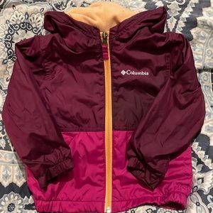 Columbia fleece lined jacket